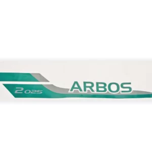 Oryginalna naklejka Arbos 2025 prawa o numerze katalogowym LARBOS2025P