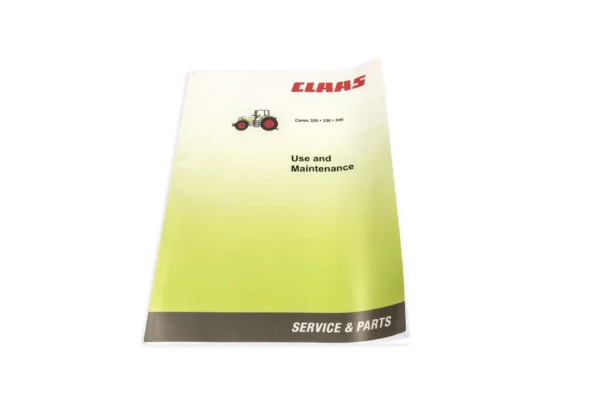 Oryginalna instrukcja obsługi o numerze katalogowym 0011310330 ciągników rolniczych Ceres 326/336/346 marki Claas.