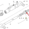 Oryginalna głowiczka siłownika hydraulicznego o numerze katalogowym 053362.1, stosowana w ładowarkach marki Claas schemat.