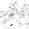Oryginalna cewka elektromagnetyczna o numerze katalogowym 218218.0, stosowany w prasach rolniczych marki Claas- schemat.