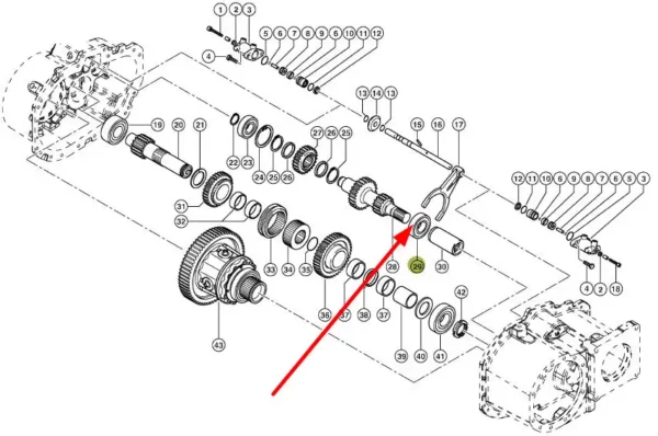 Oryginalny przewód hydrauliczny o numerze katalogowym 314950.0, stosowany w przyrządach roboczych ładowarek marki Claas schemat.