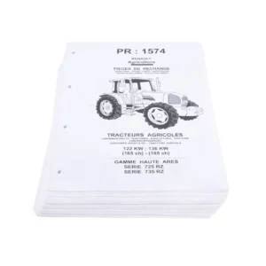 Oryginalny katalog części w języku francuskim