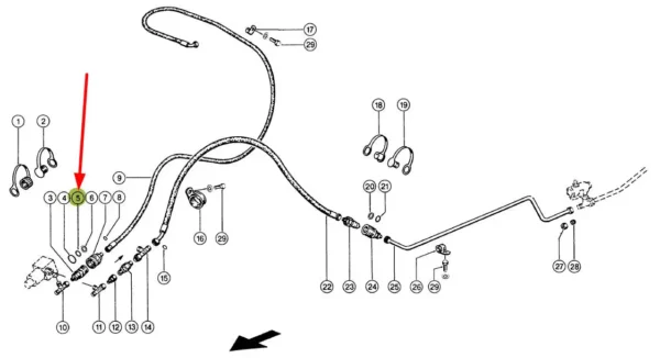 Oryginalny pierścień oring o wymiarach  22,2 x 3 mm i numerze katalogowym 633460.0, stosowany w maszynach i pojazdach marki Claas. schemat