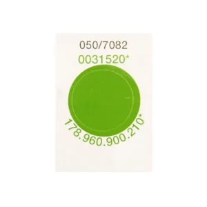 Oryginalna zaślepka zielona łącznika hydraulicznego o numerze katalogowym 178960900210