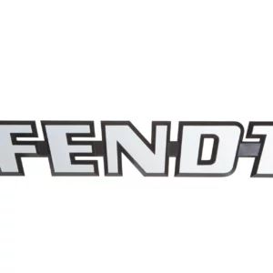 Oryginalny emblemat FENDT stosowany w maszynach rolniczych marki Fendt