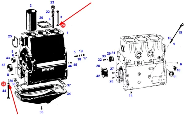 Oryginalna podkładka śruby głowicy o nr. katalogowym F112200210100, stosowana w ciągnikach marki Fendt.
