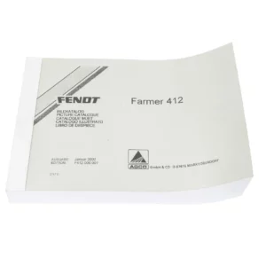 Oryginalny katalog części w języku niemieckim do ciągnika marki Fendt Farmer 412.