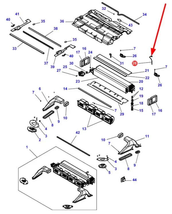 Oryginalny czujnik temperatury automatycznej kilmatyzacji o numerze katalogowym F931812140360. stosowany w ciągnikach marek Challenger, Massey Ferguson, Valtra oraz Fendt schemat.