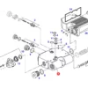 Oryginalny zawór hydrauliczny o numerze katalogowym G916961022021, stosowany w ciągnikach rolniczych marki Fendt schemat.
