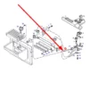 Oryginalna linka regulacji nawiewu o numerze katalogowym H816810130150, stosowana w ciągnikach rolniczych marki Fendt schemat.