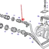 Oryginalny pierścień oring klimatyzacji o wymiarach 17 x 1,78mm, numerze katalogowym X590980000000, stosowany w ciągnikach rolniczych marki Fendt schemat.