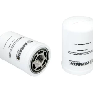 Oryginalny filtr oleju hydraulicznego puszkowy o numerze katalogowym 240009001stosowany w ładowarkach teleskopowych marki Faresin.