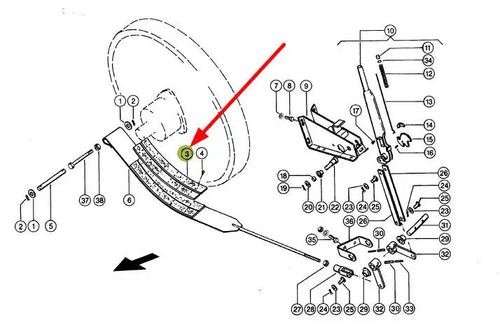 TASページ OSŁONA LE. PASKA CASTEL GARDEN 102 XX XT PT STIGA