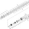 Pierścień uszczelniający oring o wymiarach 94,92 x 2,62 mm i numerze katalogowym OR9492262VP001, stosowany w ciągnikach rolniczych marki Arbos.Pierścień nie nadaje się z płynem hamulcowym schemat.