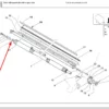 Oryginalne łożysko kulkowe, o wymiarach 12 x 28 x 12 i numerze katalogowym KB0070448 stosowane w prasach Massey Ferguson, Fendt oraz Kverneland schemat.