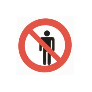 Oryginalna naklejka zakaz wstępu o numerze katalogowym KB8889286