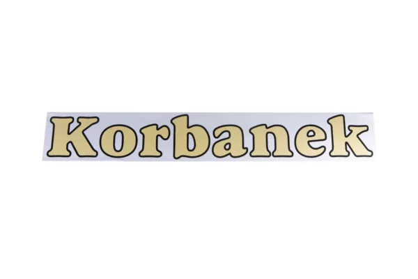Naklejka  logo antystatyczna o numerze katalogowym GO001 firmy Korbanek.