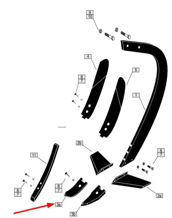 Oryginalny szpic o numerze katalogowym 05-02-0669, stosowany w agregatach marki Manda schemat.