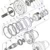 Oryginalna śruba torx o wymiarach M6 x 1.0 x 16 mm i numerze katalogowym 3010345X1, szeroko stosowana w ciągnikach rolniczych marki Massey Ferguson.-schemat