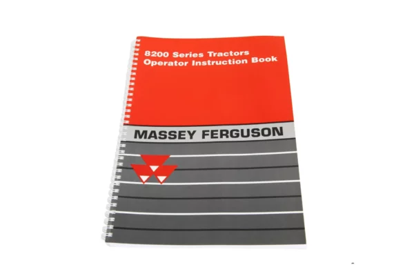 Oryginalna instrukcja obsługi w języku angielskim o numerze katalogowym 3378314M1 Massey Ferguson 8200.