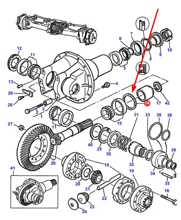 Oryginalna podkładka dystansowa 0,30mm o numerze katalogowym 3428925M1, stosowana w maszynach marki Challenger oraz Massey Ferguson schemat.