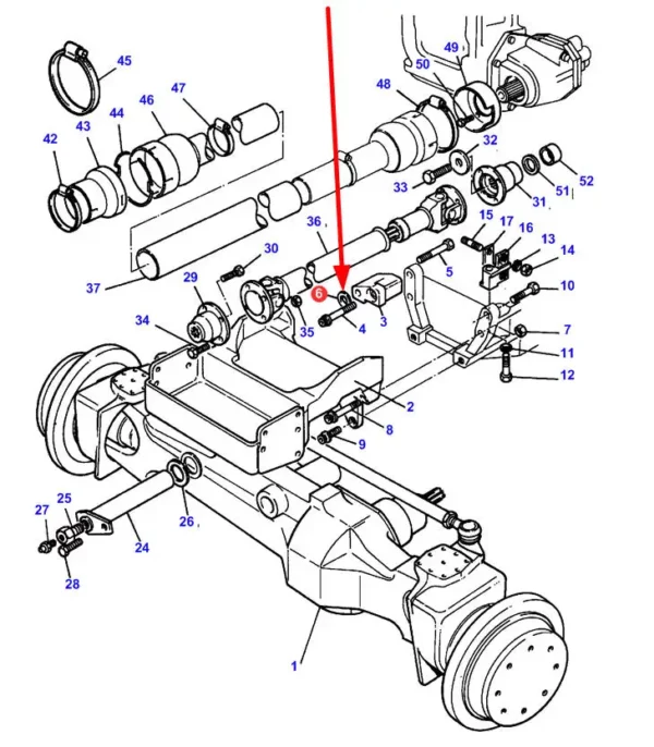 Oryginalne podkładka dystansowa o grubości 0,05 mm i numerze katalogowym 377126X1, stosowana w ciągnikach rolniczych marki Massey Ferguson schemat.