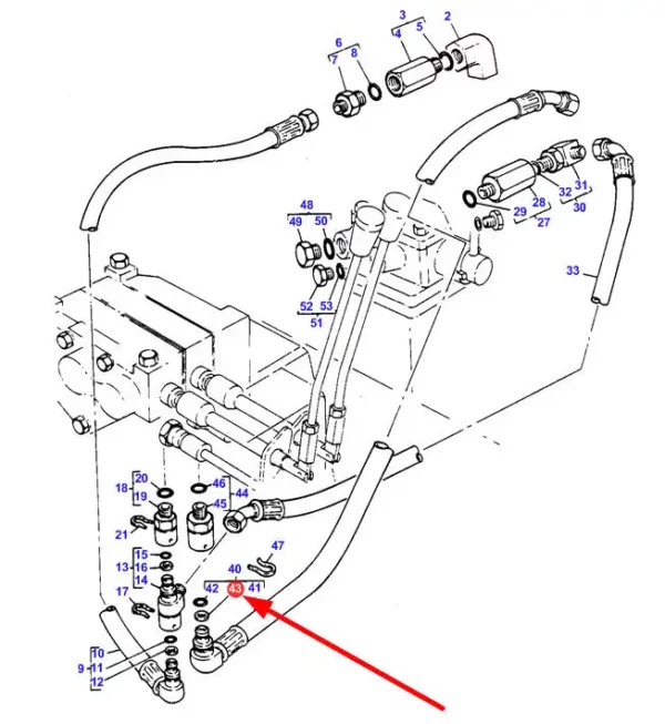 Oryginalna podkładka o numerze katalogowym 377925X1, stosowana w ciągnikachrolniczych marki Massey Ferguson schemat.