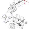 Oryginalny wybierak skrzyni biegów o numerze katalogowym 3793559M1, stosowany w ciągnikach rolniczych marki Massey Ferguson schemat.