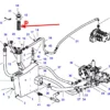 Oryginalny wkład filtra oleju hydrauliki Agco, stosowany w maszynach rolniczych marki Massey Ferguson. schemat
