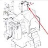 Oryginalny wskaźnik poziomu paliwa o numerze katalogowym 4276589M3, stosowany w ciągnikach marki Massey Ferguson schemat