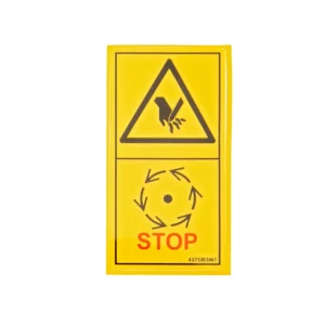 Oryginalna naklejka o numerze katalogowym 4375813M1