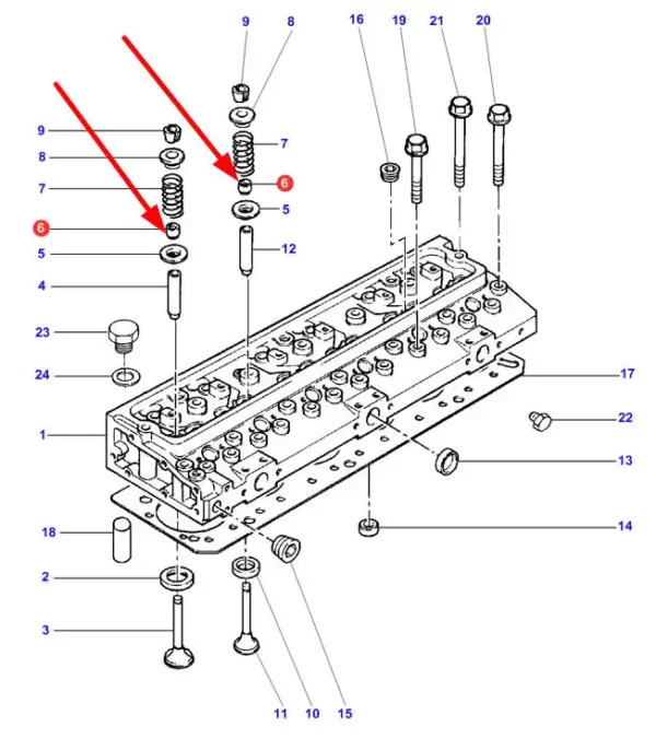 Oryginalny pierścień uszczelniający o wymiarach 10 x 6,5 x 14,5 mm, numerze katalogowym 70998120, o zastosowaniu w ciągnikach marek Challenger oraz Massey Ferguson schemat.