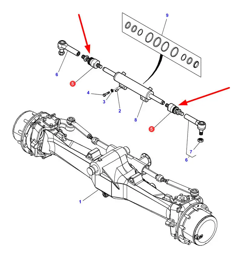 専用 グラッソ Osłona przegubu drążka kierowniczego Ursus C-385 | Ursus C