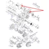Oryginalny wariator o numerze katalogowym D28380301, stosowany w kombajnach zbożowych marek Challenger, Fendt i Massey Ferguson. schemat