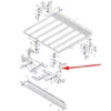 Oryginalne ramię sitowe o numerze katalogowym D28485462, stosowane w kombajnach zbożowych marki Massey Ferguson i Fendt schemat