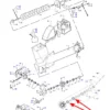 Łożysko kulkowe samonastawne o wymiarach 35 x 72 x 17, stosowane w napędzie elewatora kombajnów zbożowych marki Massey Ferguson i Fendt schemat.