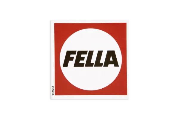 Oryginalna naklejka z logo marki Fella o numerze katalogowym FEL137533.