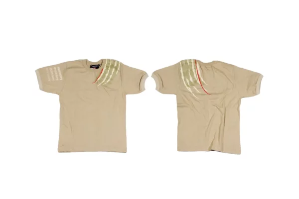 Oryginalna koszulka dzieciąca w wieku 9-10 lat T-shirt beżowa  rozmiar L  o numerze katalogowym marki Massey Ferguson.
