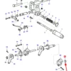 Oryginalny pierścień oring o wymiarach  R20,24 x 2,62, stosowany w maszynach rolniczych marki Challenger, Valtra, Massey Ferguson schemat.