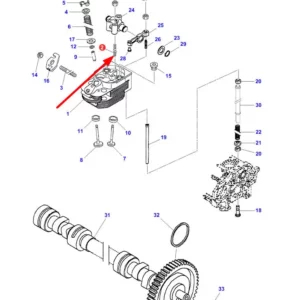 Oryginalna śruba dwustronnie gwintowana