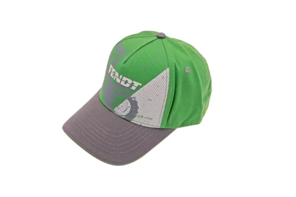 Oryginalna czapka z daszkiem szaro zielona firmy Fendt o numerze katalogowym X991020225000.