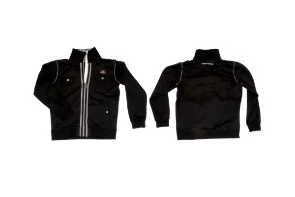 Oryginalna kurtka męska koloru czarnego rozmiar L o numerze katalogowym X993080102200 marki Massey Ferguson.