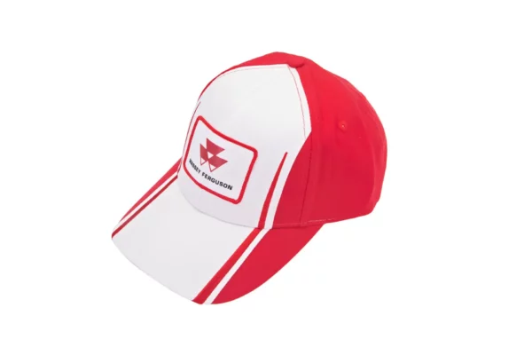 Oryginalna czapka z daszkiem koloru biało-czerwonego o numerze katalogowym X993311909000 firmy Massey Ferguson.