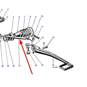Oryginalny pierścień oring blokady mechanizmu różnicowego o wymiarach 24 X 2