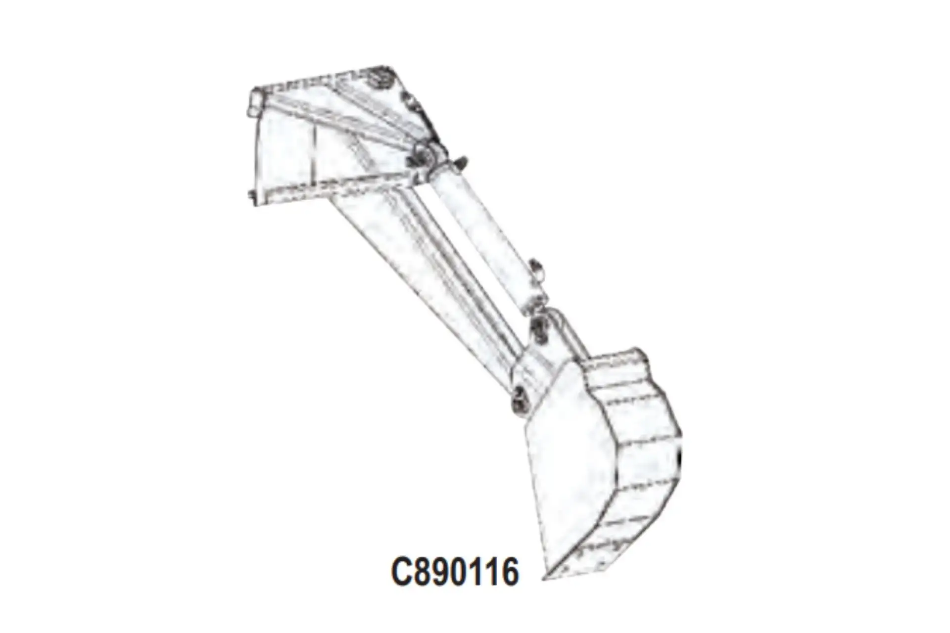 C890116 Minikoparka z łyżką 25 cm - sklep rolniczy Korbanek