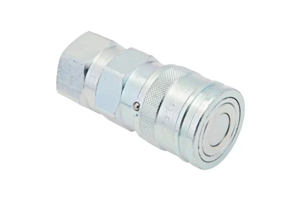 Szybkozłącze suchoodcinające BSP o wymiarze 1/2" marki Manuli Fluiconnecto i numerze katalogowym Q04111041A-08-08