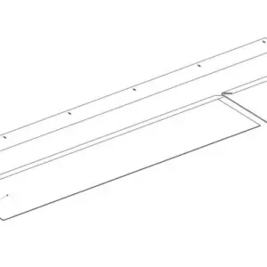 Oryginalna osłona podajnika ślimakowego o numerze katalogowym 100061744, stosowana w kombajnach zbożowych marki Rostselmash.