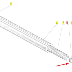 Oryginalny specjalny korek sprężyny o numerze 100115273