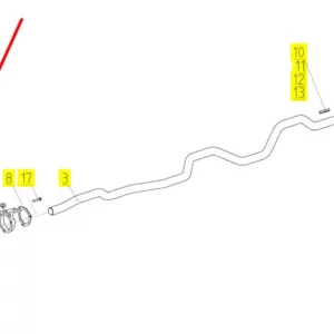 Oryginalne łożysko samonastawne o numerze katalogowym 100235998, stosowane w kombajnach zbożowych marki Rostselmash schemat.