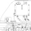 Oryginalne mocowanie przewodów hydraulicznych o numerze katalogowym 100243340, stosowane kombajanch zbożowych marki Rostselmash- schemat.